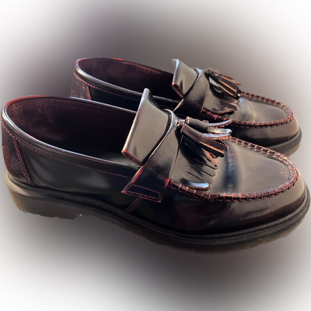 Adrian Arcadia Cherry Red Tassle Loafers - Men’s Size 11